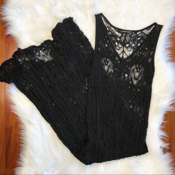 Eileen Fisher Dresses & Skirts - {Eileen Fisher} Long Black Maxi Beach Coverup